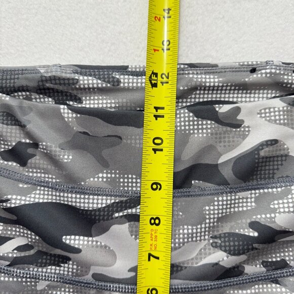 Zelos Womens Athletic High Waist Zip Pocket Stretch Grey Camo Legging Sz M NWOT - Picture 8 of 10